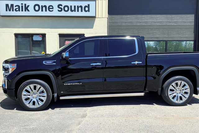 GMC 2021 2500 Denali with professional window tint in North Bay